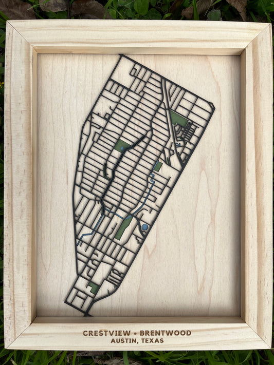 Crestview-Brentwood Neighborhood Map (Large)